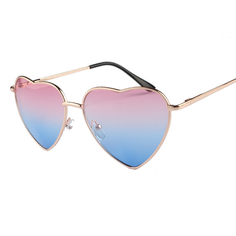 Reflective Heart Sunglasses