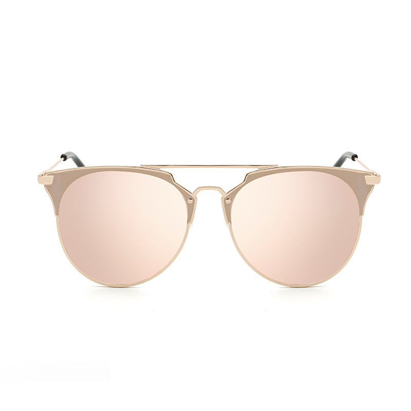 Metal Frame Retro Cat Eye Sunglasses