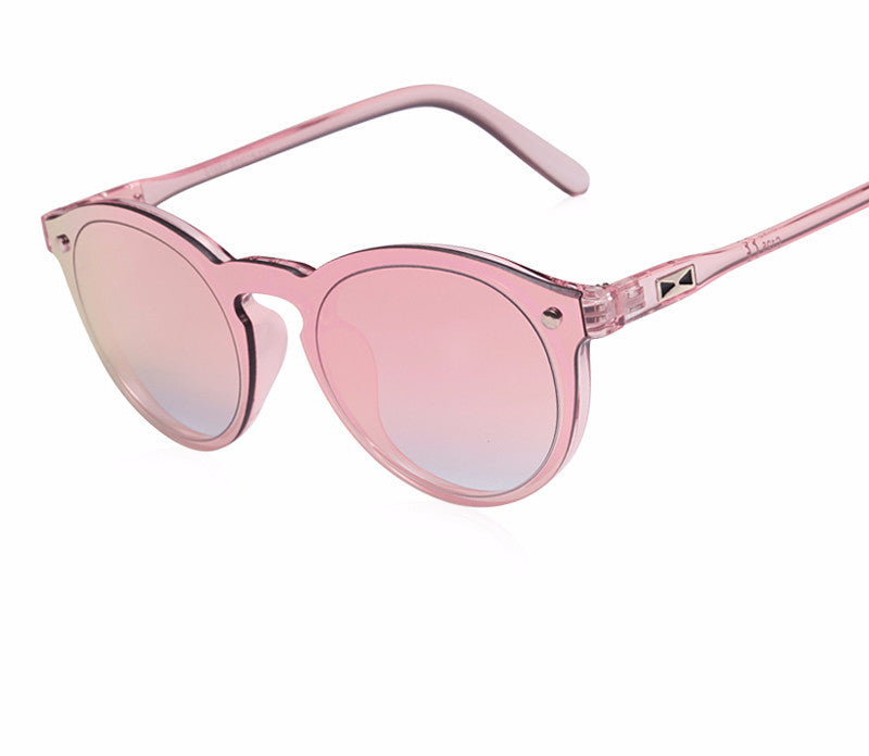 Reflective Oval Fashion Sunglasses