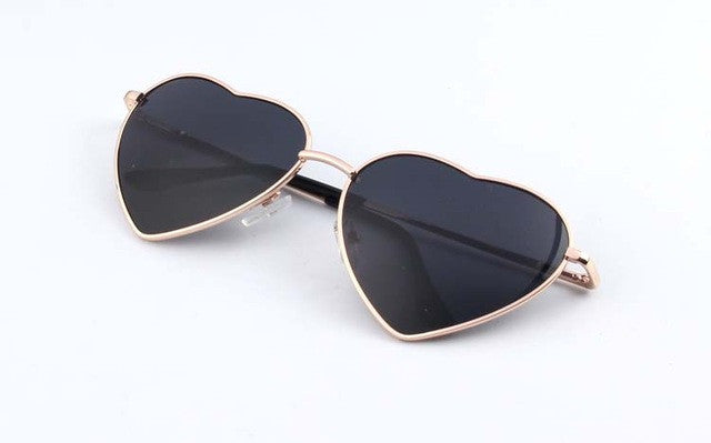 Reflective Heart Sunglasses