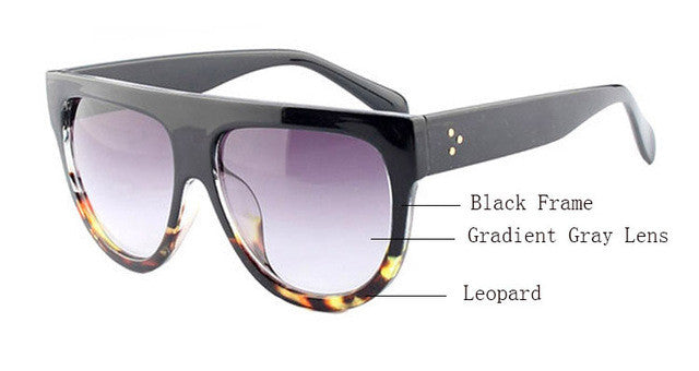 Flat Top Mirror Sunglasses