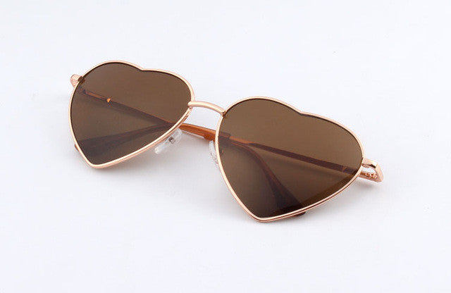 Reflective Heart Sunglasses