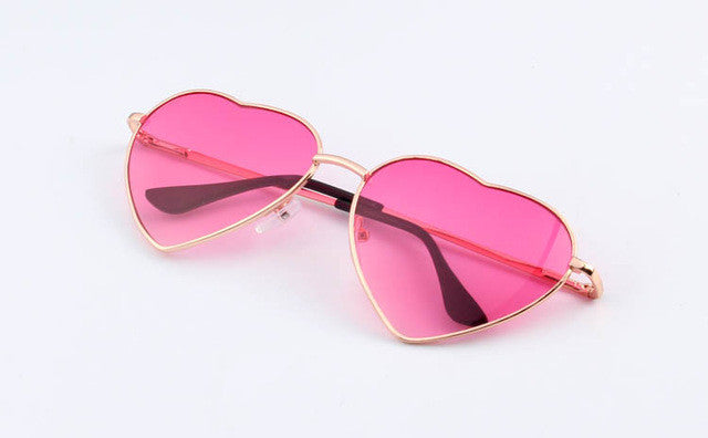 Reflective Heart Sunglasses