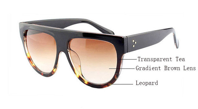 Flat Top Mirror Sunglasses