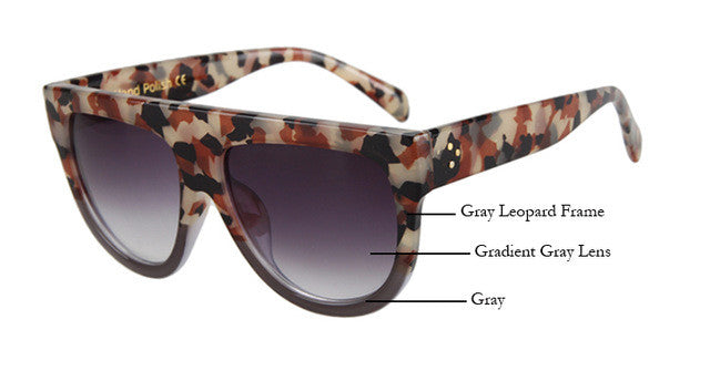 Flat Top Mirror Sunglasses