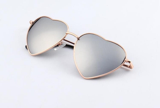 Reflective Heart Sunglasses