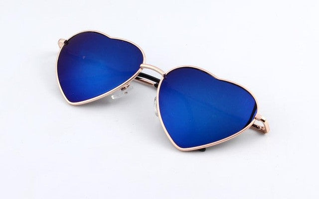 Reflective Heart Sunglasses