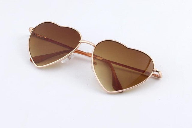 Reflective Heart Sunglasses