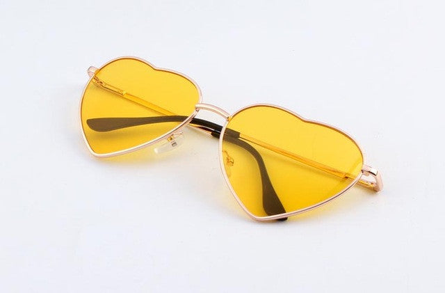 Reflective Heart Sunglasses