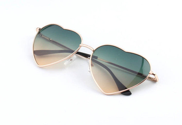 Reflective Heart Sunglasses