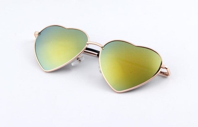 Reflective Heart Sunglasses