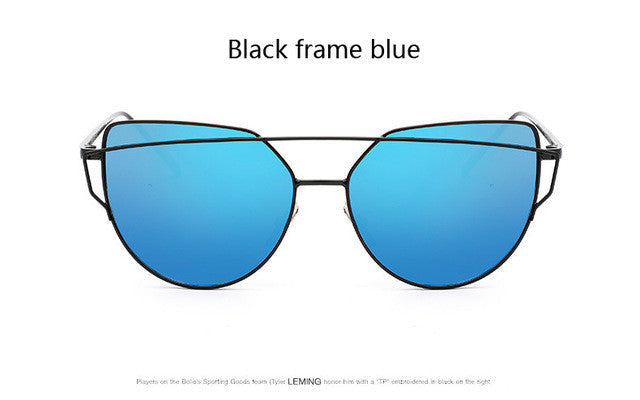 Twin Beam Mirror Lens Sunglasses