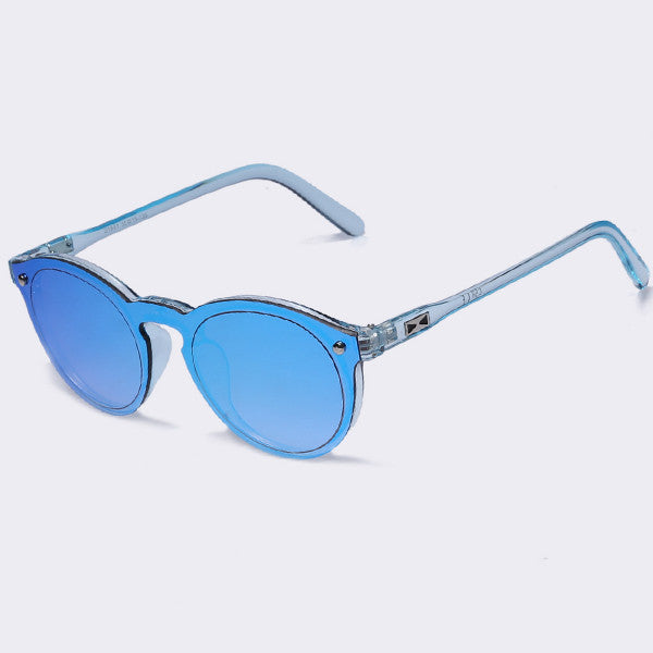 Reflective Oval Fashion Sunglasses