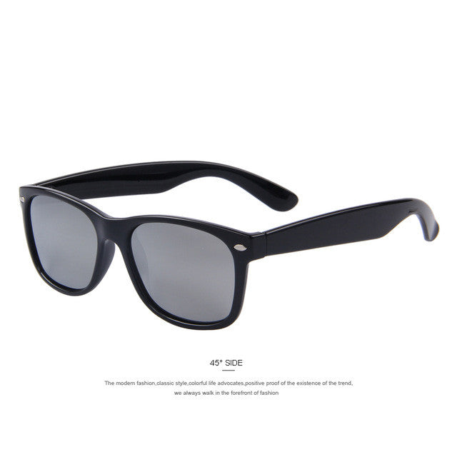 Polarized Retro Rivet Sunglasses