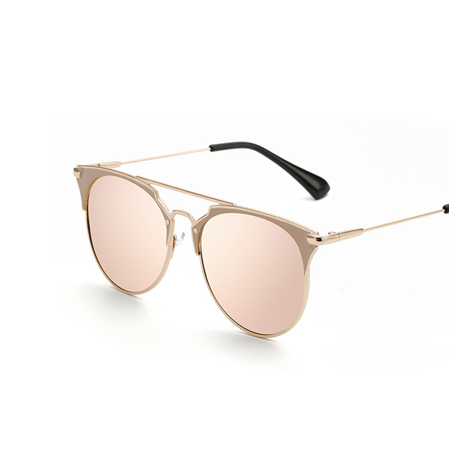 Metal Frame Retro Cat Eye Sunglasses