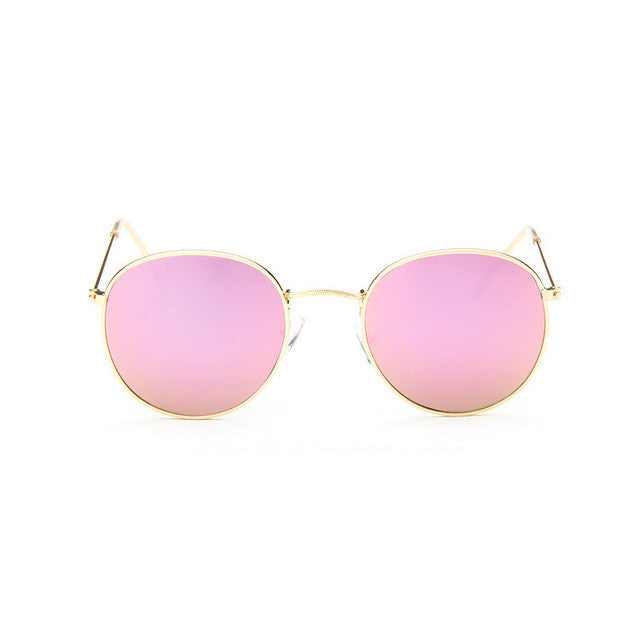 Round Mirror Luxury Sunglasses