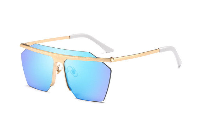 Oversized Flat Lens Sunglasses